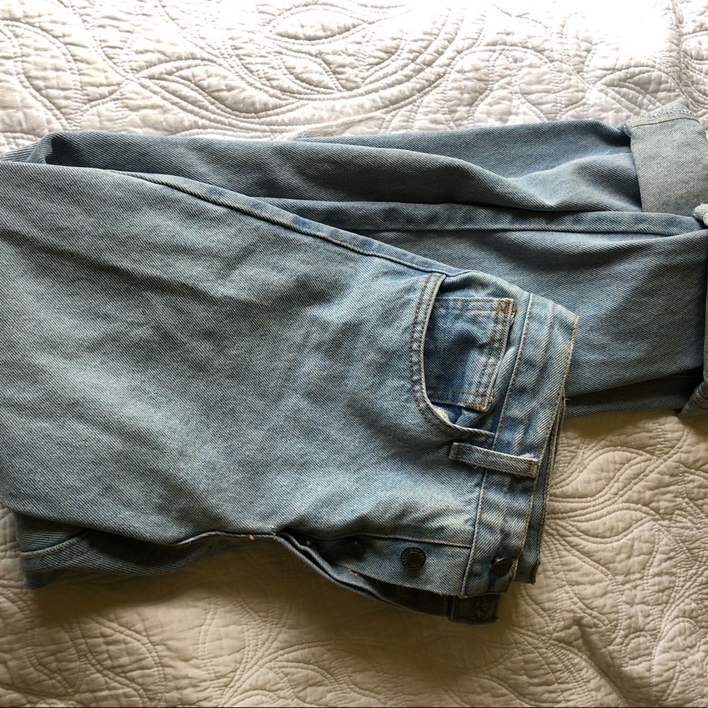 Brandy Melville high waisted light wash denim